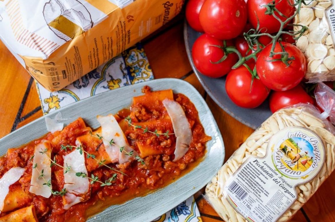 Fresh pasta and gelato