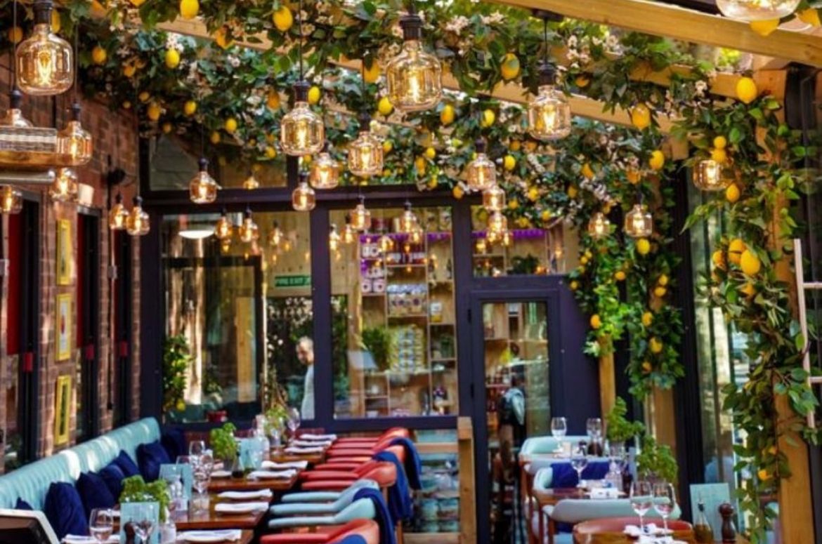 Italian family dining atmosphere